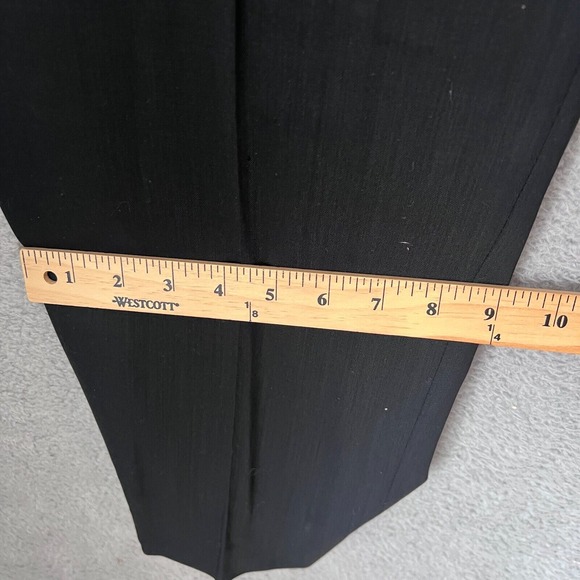 Incotex Dress Pants Mens 36x31 Black Straight Leg Super 120s Wool Flat Front‎ - Picture 7 of 14